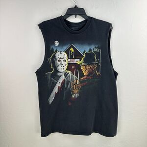 A Nightmare On Elm Street Tank Mens‎ M Muscle Tee Black Graphic Print Grunge